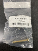 Alno A716-1-SN Moderne 1" Round Flat Mushroom Cabinet Knob Drawer Knob - Solid Brass - Satin Nickel