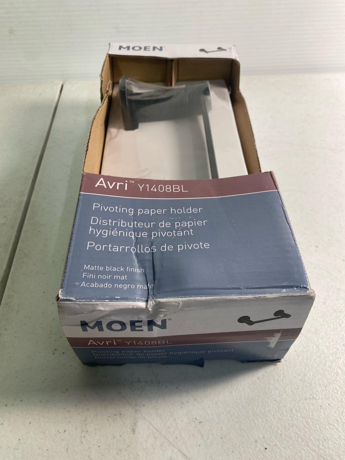 Chrome Pivoting Paper Holder by Moen
