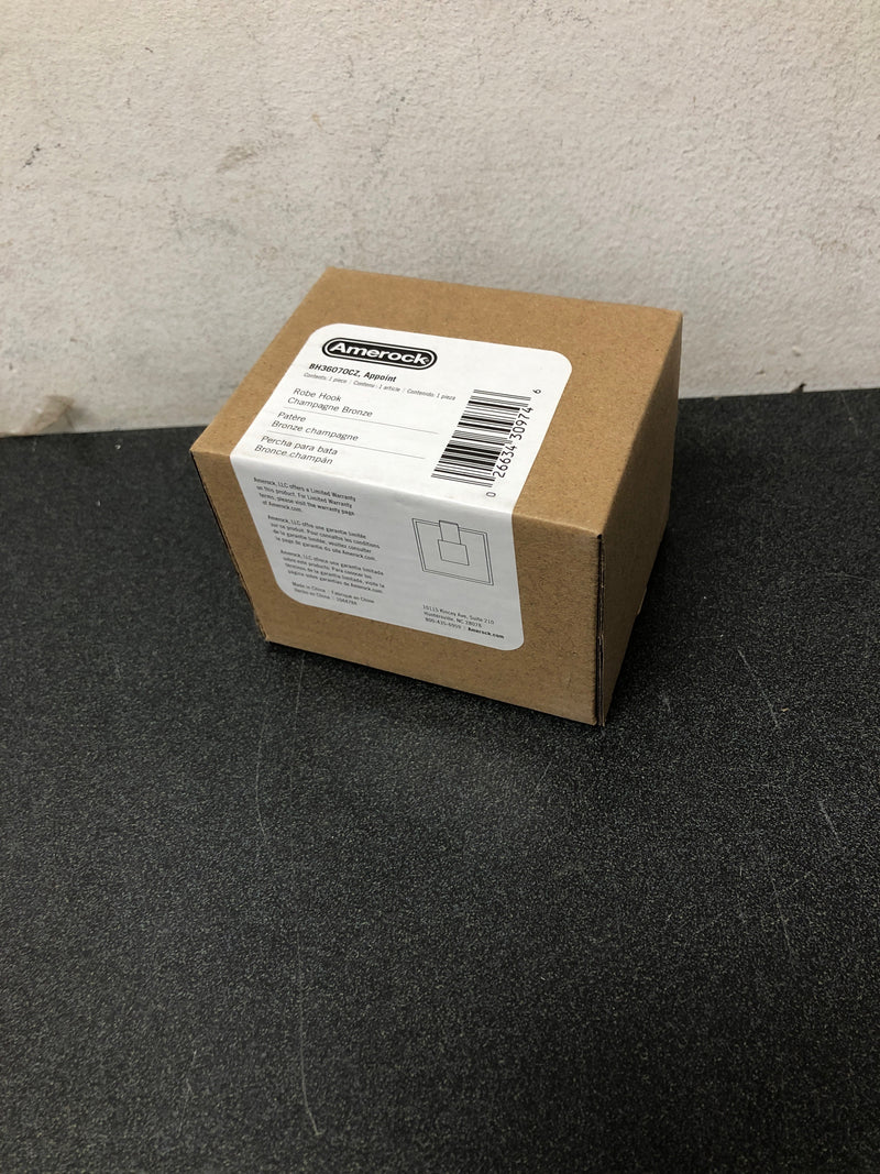 Amerock BH36070CZ Appoint Robe Hook - Champagne Bronze