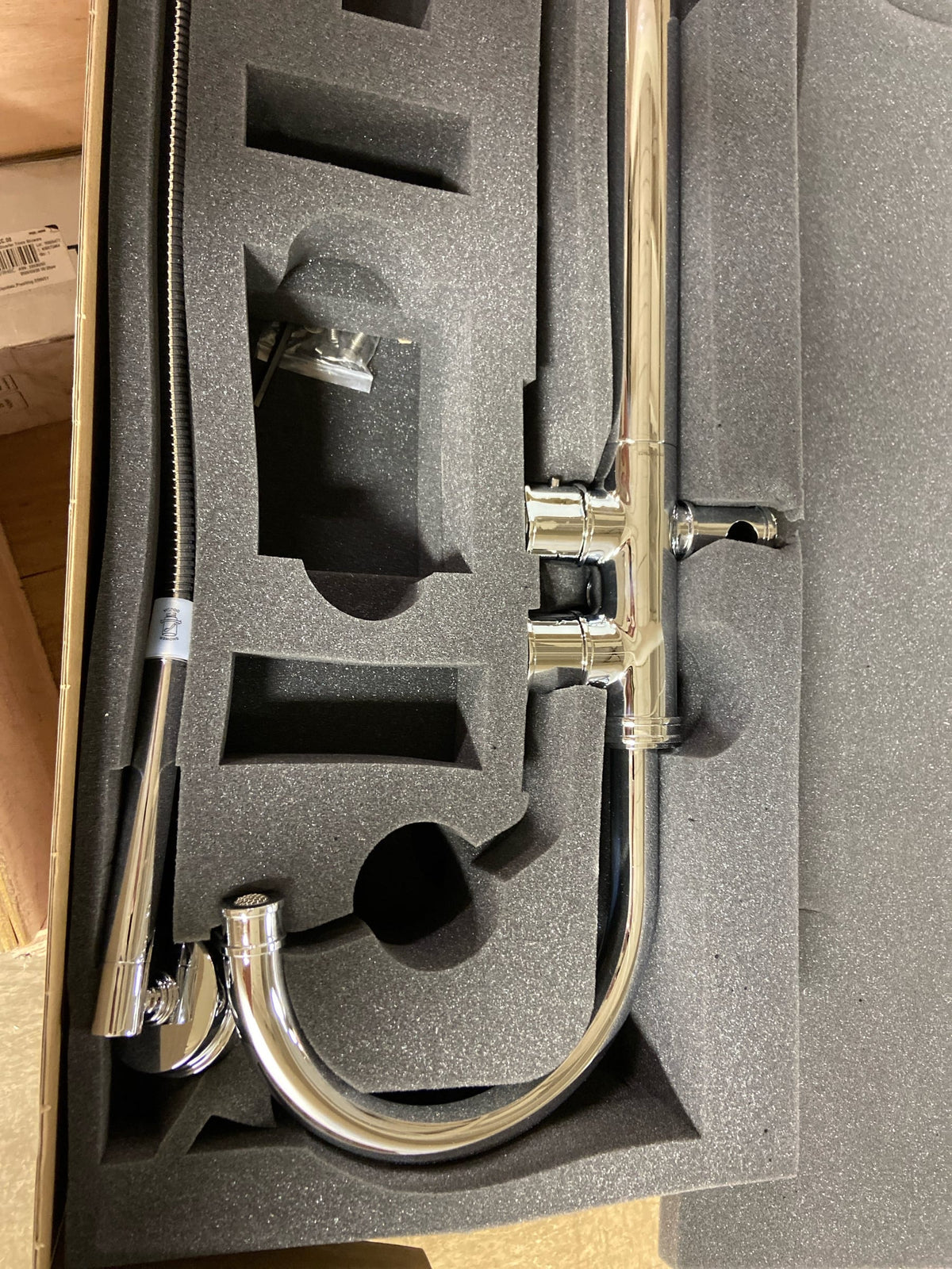 Perrin and Rowe U.TAR06F1HTAPC Armstrong Floor Mounted Tub Filler with Built-In Diverter - Includes Hand Shower - Polished Chrome
