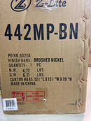 Z-Lite 1 Light Mini Pendant 442MP-BN