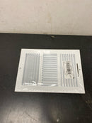 ProSelect PS3WW12X100 8" x 12" Wall/Ceiling Register with Mounting Holes - White