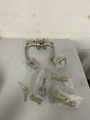 Callan 300T-Ne Newport Single Cylinder Keyed Entry Lever And Deadbolt Combination Set -