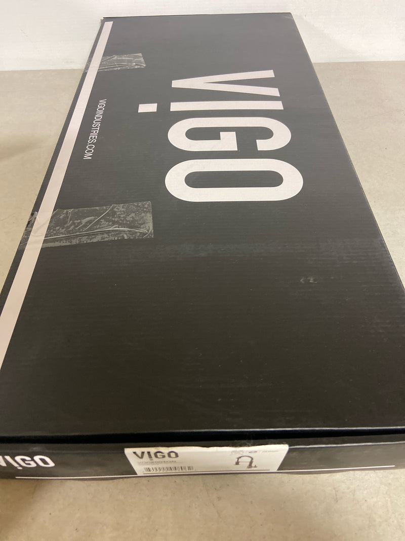 VIGO Edison 19'' H Single Handle Pull-Down Sprayer Kitchen Faucet in Graphite Black-VG02001GB