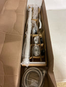 Delta 51579 1.75 GPM Single Function Hand Shower Package with H2Okinetic Technology - Includes Slide Bar and Hose - Chrome