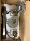 Gather Collection Two-Light Brushed Nickel Etched Glass Traditional Bath Vanity Light