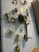 Baldwin SCCOLXROUTRR003 Reserve Single Cylinder Handleset Columbus x Round with Traditional Round Rose in Brass Finish