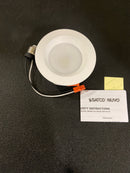 Satco Lighting S11800R1 Nuvo 4" Medium (E26) Baffle Recessed Trim and New Construction, Remodel - White