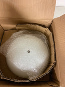 HomePlace Lighting 214721BZ Bates Traditional Soft White Glass Bowl Flush Mount Ceiling Light, 2-Light 120 Total Watts, 5" H x 11" W, Bronze