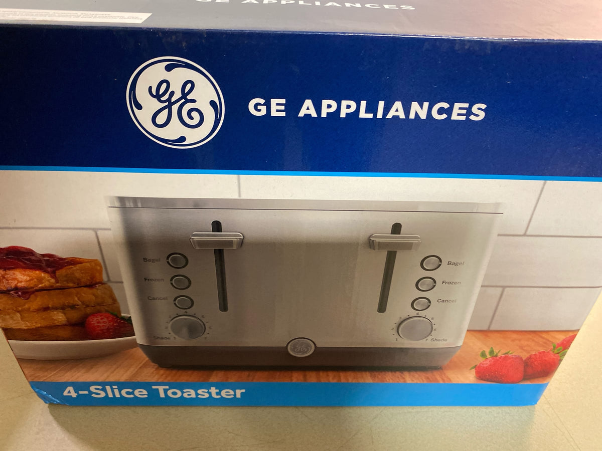 GE G9TMA4SSPSS 4 Slice Countertop Toaster - Stainless Steel