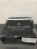 Signature Hardware SHRS1025TCP 2.5 GPM 10" Wide Traditional Rain Shower Head - Chrome