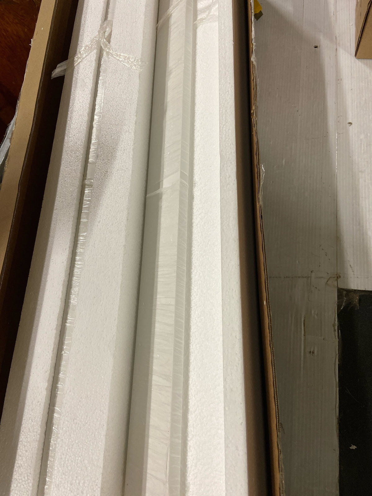 Wyndham Collection WCFVCA172BSCW 72" x 3" Backsplash - White Carrara Marble