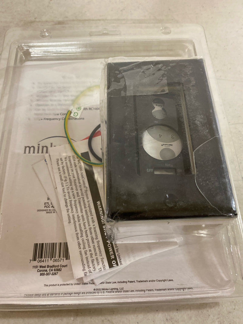 MinkaAire Wall Control for Six Speed DC Ceiling Fan