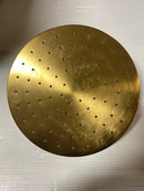 Kohler K-13689-2MB Contemporary Round 10" Single Function 2.5 GPM Rainhead with MasterClean Sprayface and Katalyst Air-Induction Technology - Vibrant Brushed Moderne Brass