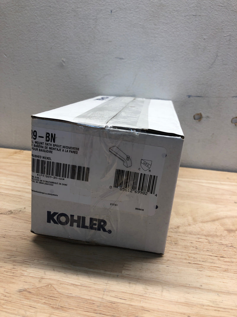 Kohler 97089-BN Pitch Wall-mount diverter bath spout