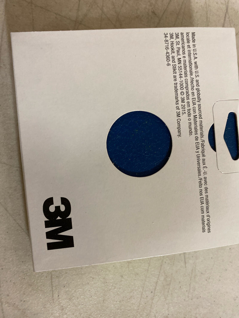 3M Stikit 28772 Medium Yellow Disc Pad - 6 in Diameter - 3/4 in Thick - 5/16-24 External Thread Attachment [PRICE is per DISC]