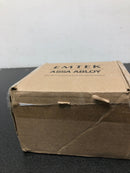 Emtek 5052FRLUS14RH Freestone Right Handed Non-Turning Two-Sided Dummy Door Lever Set with Modern Rectangular Rose from the Urban Modern Collection - Polished Nickel