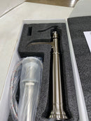 Bwe A-96556H-N Waterfall Single Hole Single-Handle Vessel Bathroom Faucet With Pop-up Drain Assembly in Brushed Nickel