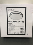 Designers Fountain EV1410C3C-43 11" Wide LED Flush Mount Drum Ceiling Fixture - Matte Black