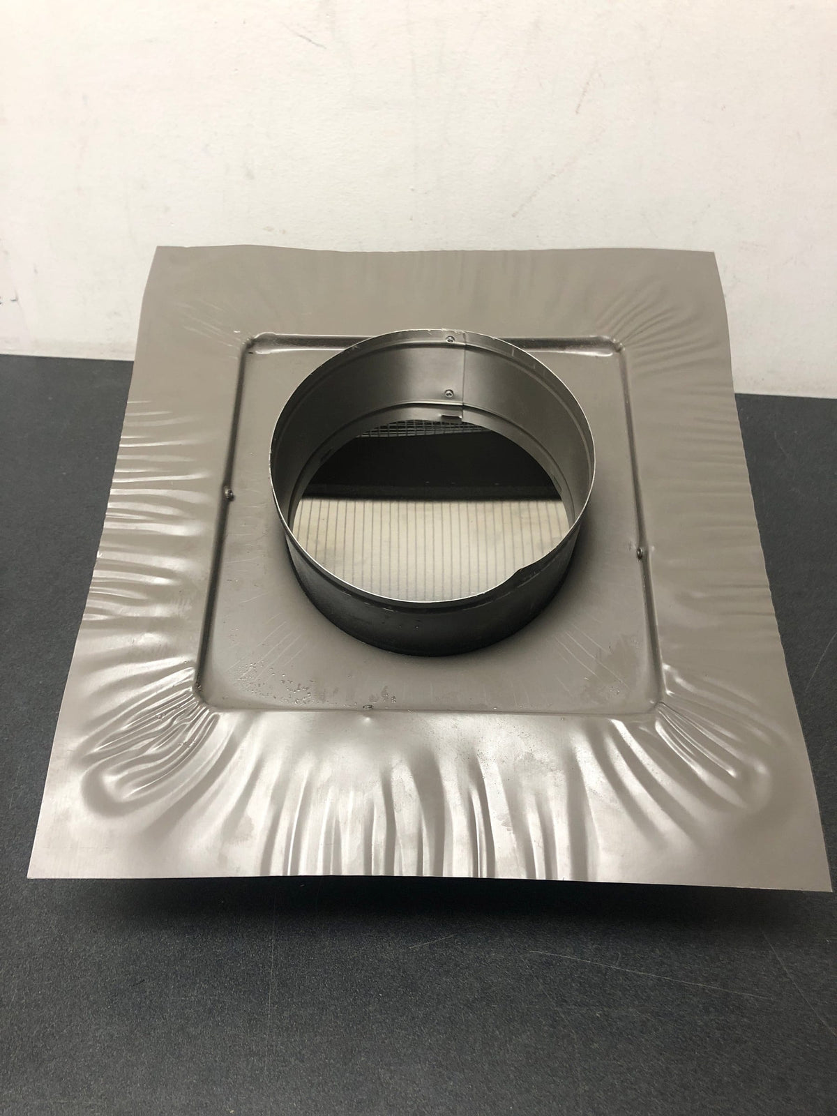 Master flow GNV6BL 6 in. Goose Neck Vent Roof Cap in Black