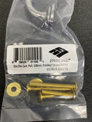 Century 27438-26WT Nordic 5-1/16 Inch Center to Center Handle Cabinet Pull - Polished Chrome/White