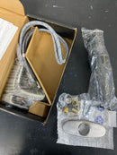 Miseno MNO5882LZBN Cascade Single Hole Bathroom Faucet - Includes Push-Pop Drain Assembly and Optional Deck Plate - Brushed Nickel