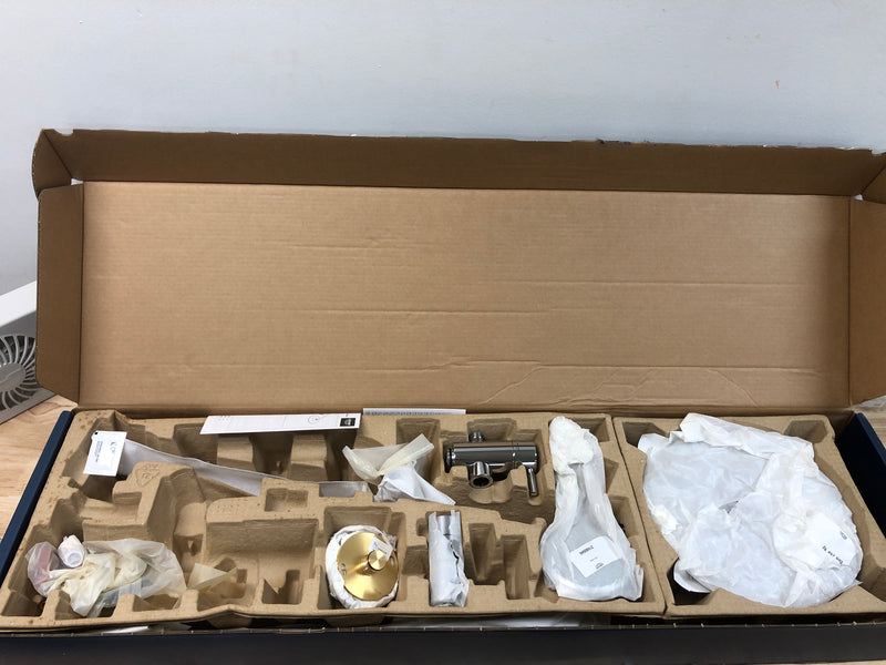 Grohe 27867001 Retro-Fit 2.5 GPM Shower System with Multi Function Shower Head, Slide Bar, Hand Shower and 17-11/16" Swivel Shower Arm - Starlight Chrome