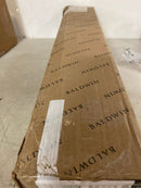 Baldwin 85360190ENTR Blakely One Piece Single Cylinder Keyed Entry Handleset with 5025 Interior Knob from the Estate Collection - Satin Black