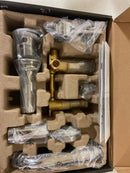 Signature hardware SHWSCLE207PN Lexia Single Handle Wall Mounted Bathroom Faucet in Brushed Nickel