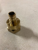 Jones Stephens PEXBLFBFAD 1/2" Brass PEX Crimp x 1/2" FPTpter