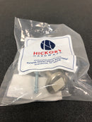 Hickory Hardware P3440-SNWM Loft 1 Inch Mushroom Cabinet Knob - Satin Nickel With White Matte