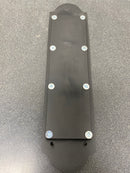 Baldwin PD016190iPS Boulder Style Pocket Door Passage Trim Half Pair from the Estate Collection - Satin Black