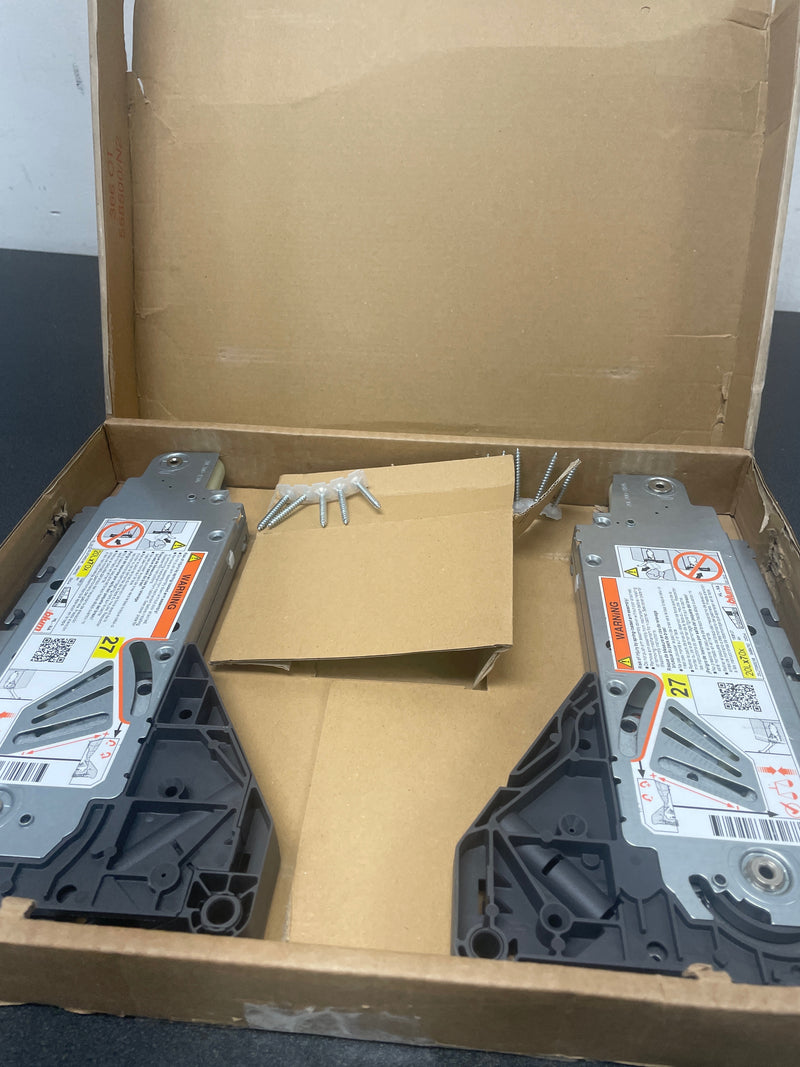 Blum 20L2700.N5 AVENTOS HL Face Frame Cabinet Lift Mechanism Set for Door Weights of 10 - 44 Pounds - Zinc Plated