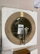 Capital Lighting 647311WS Finn 12" Tall Wall Sconce - White Wash / Matte Brass