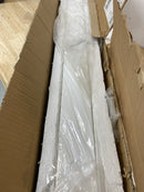 Volume lighting V6183-3 Large 1-Light Chrome LED Indoor/Outdoor Bath/Vanity Bar Light/Wall Mount Sconce with White Acrylic Diffuser Tube