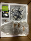 Progress Lighting 4-Light Ceiling Fan Light Kit for AirPro Collection Ceiling Fans, Transitional Style, Includes 4 LED Light Bulbs, Antique Bronze