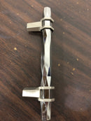 Amerock BP36648BCRG10 London 3-3/4 Inch Center to Center Bar Cabinet Pull - Black Chrome / Satin Nickel