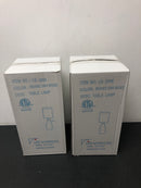 Lite Source LS-2998/2PK Quatro II 1 Light Table Lamp with Linen Fabric Shade (Pack of 2) - Brushed Dark Bronze