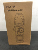 Proster Digital Clamp Meter TRMS 6000counts 800A DC AC Current AC/DC Voltage 