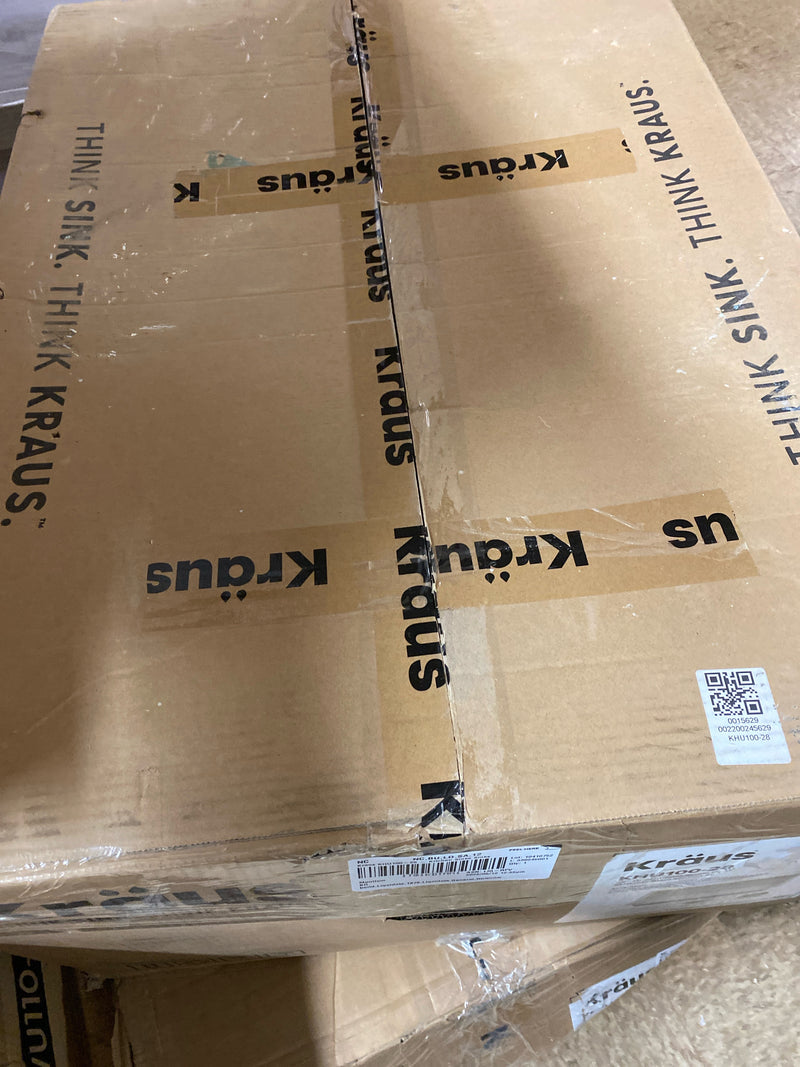 Kraus KHU100-28 Standart PRO 28 in. Undermount Single Bowl 16 Gauge Stainless Steel Kitchen Sink with Accessories