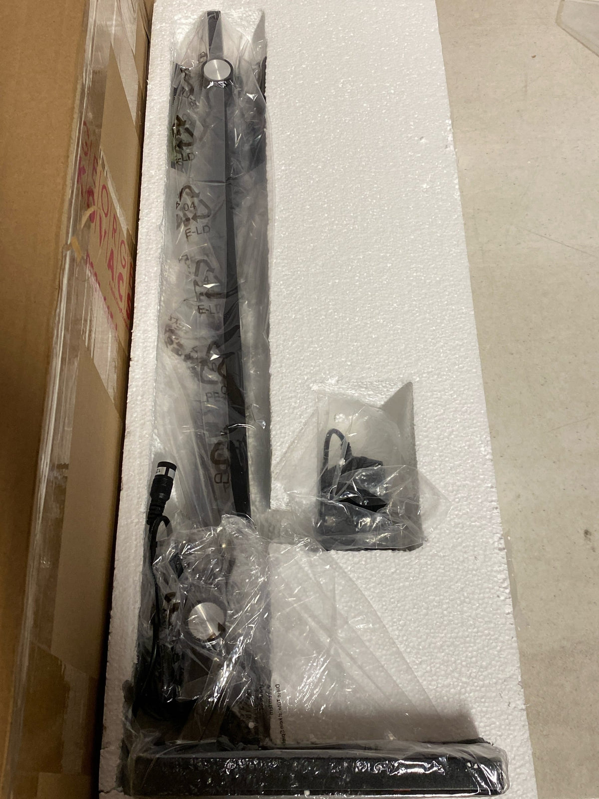 Kovacs P081-66F-L Task Portables 19" Tall LED Boom Arm Table Lamp - Anodized Brushed Coal