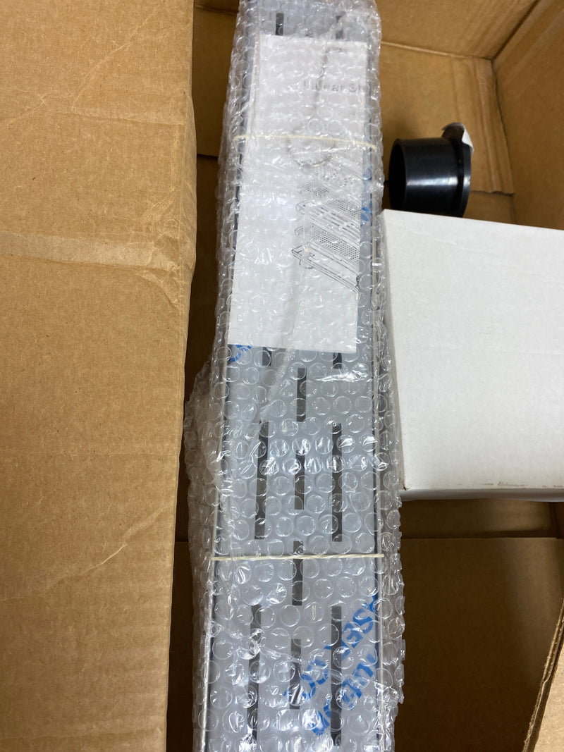 Signature Hardware 415628 Effendi 18" Linear Shower Drain with Flange - Polished Stainless Steel