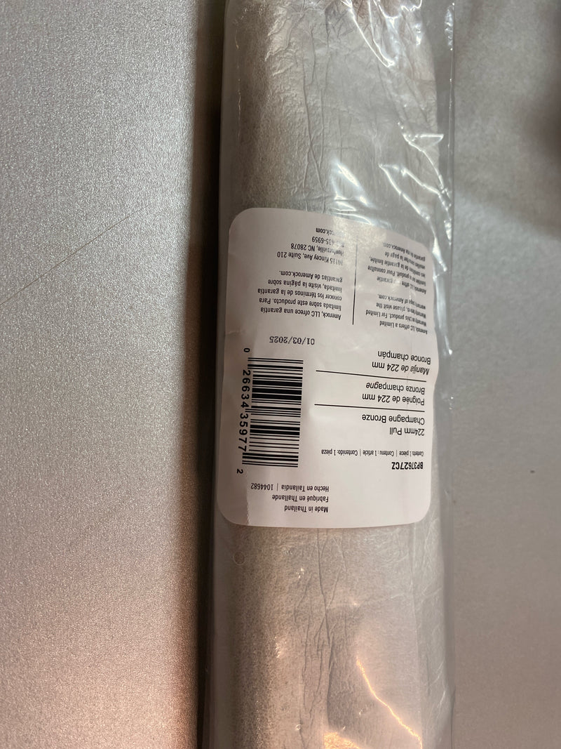 Amerock BP37627CZ Balata 8-13/16 in. (224 mm) Center-to-Center Champagne Bronze Bar Cabinet Pull