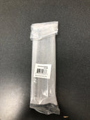 Elements A500-8MB Edgefield 3-1/2" Center to Center 8" Long Aluminum Finger Lip Tab Cabinet Edge Pull / Drawer Edge Pull - Matte Black