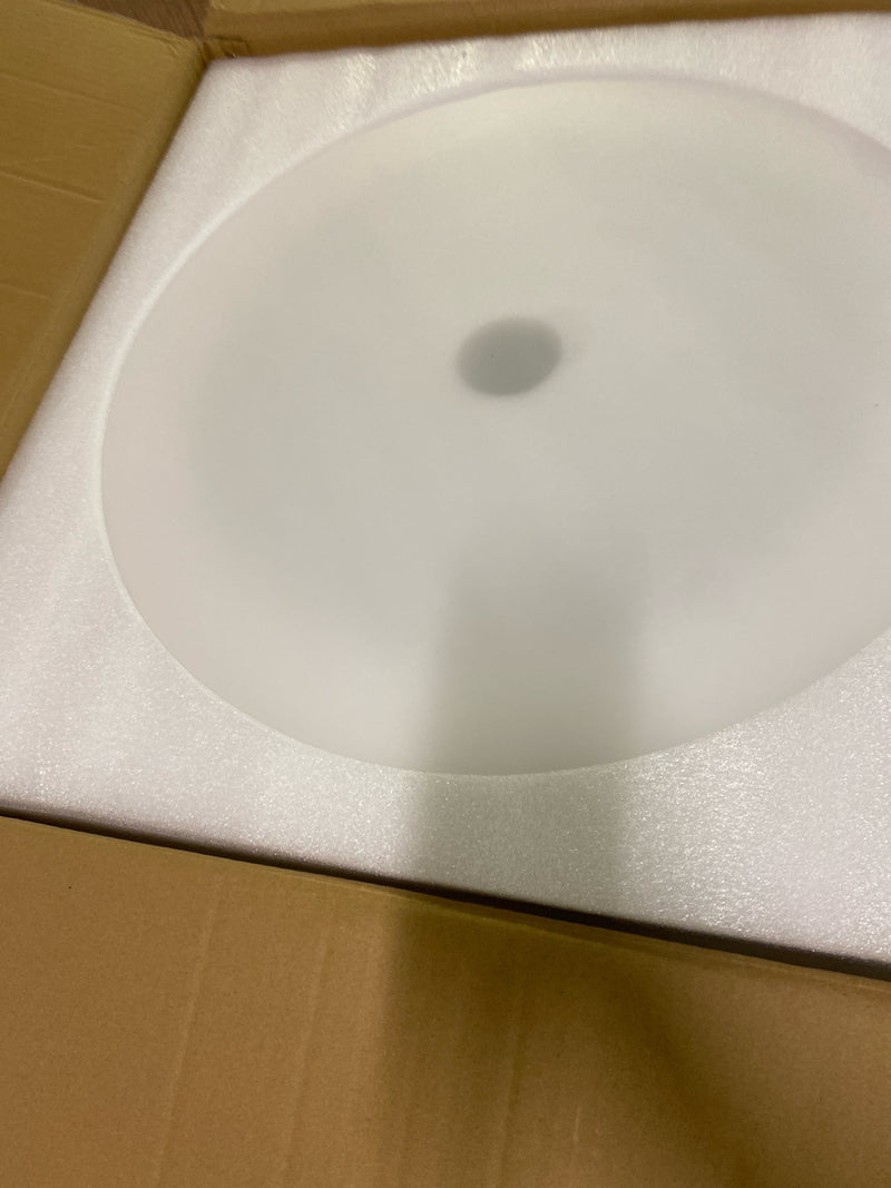 Wac lighting FM-13120-BN Manhattan 20 in. 1-Light Brushed Nickel LED Semi-Flush Mount