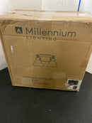 Millennium Lighting 20002-PN Barlon 2 Light 16" Wide Vanity Light with Water Glass Shades - Polished Nickel