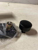 Miseno MLK5090BK Quattro Shaker Non-Turning One-Sided Door Knob with Square Rose - Matte Black