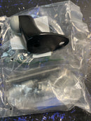 Baldwin 4510190 2 Inch Solid Brass Floor Mounted Door Stop - Satin Black