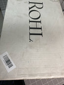 Rohl EC02D1IWSNC Eclissi 1.2 GPM Single Hole Bathroom Faucet - Satin Nickel / Polished Chrome