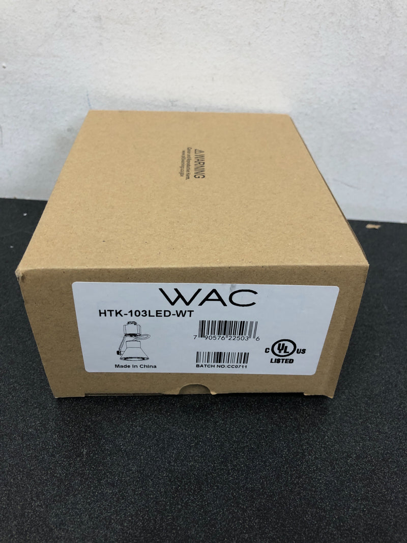 WAC Lighting HTK-103LED-WT 103LED H-Track 5" Tall 3000K LED Track Head - White